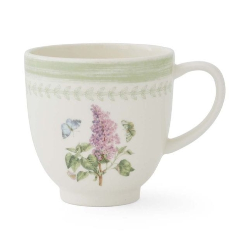 Zestaw Kubków porcelanowych Kwiaty i Motyle, 4 szt., 400 ml