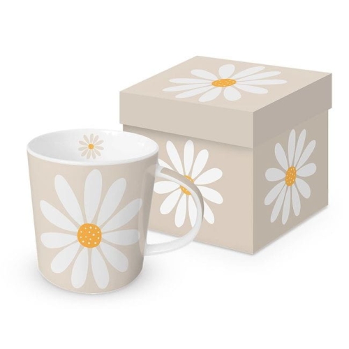 Happy Flower Kubek Porcelanowy w Ozdobnym Pudełku, 400 ml