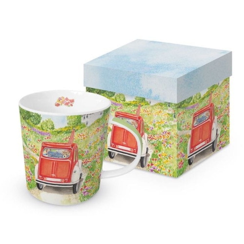 Bon Voyage! Kubek Porcelanowy w Ozdobnym Pudełku, 400 ml