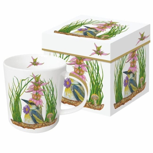 Ptak Kubek Porcelanowy w Ozdobnym Pudełku, 400 ml