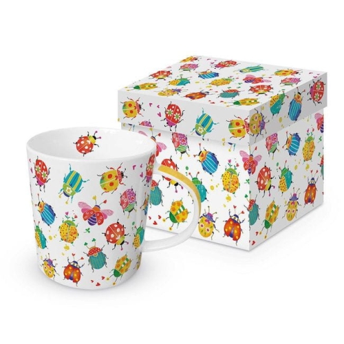 Owady Kubek Porcelanowy w Ozdobnym Pudełku, 400 ml
