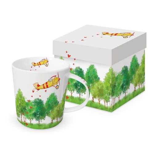 Samolot Kubek Porcelanowy w Ozdobnym Pudełku 350 ml