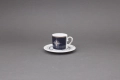 granatowa filiżanka espresso z różą wiatrów. Dla żeglarzy i nie tylko