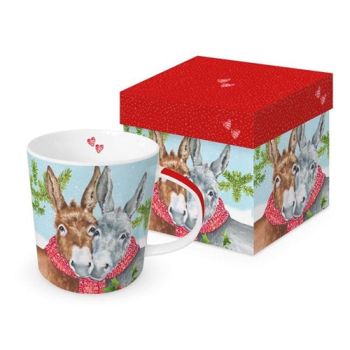 Osiołki Kubek Porcelanowy w Ozdobnym Pudełku 400 ml