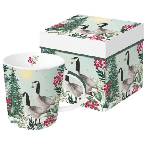 Gęś i Gąsior Kubek Porcelanowy w Ozdobnym Pudełku 400 ml