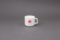 mały Porcelanowy kubeczek z czerwonym muchomorem Bejsment Studio