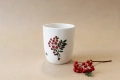Kubek porcelanowy jarzębina Hvilka