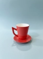 porcelanowa filiżanka doppio elfka czerwona