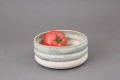 Miska oponka z zielonym rantem Ronja Ceramics