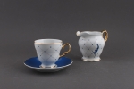 Filiżanka do kawy wraz z mlecznikiem Circus Porcelana Krzysztof