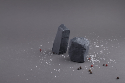Zestaw na sól i pieprz Rock & Salt czarny
