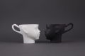 Główki biała i czarna Ende Ceramics