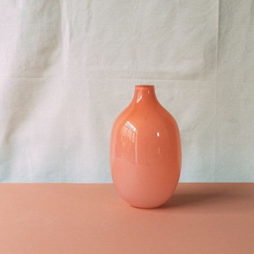 GannaGlass - wazon brzoskwiniowy