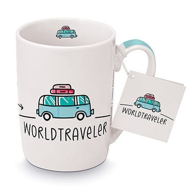 Podróże Kubek Porcelanowy 350 ml