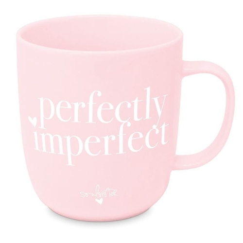 Perfectly Imperfect Kubek Porcelanowy Różowy 400 ml