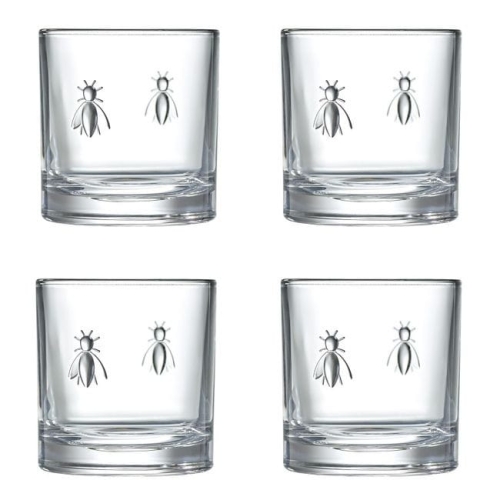Szklanki do whisky pszczoła (4 sztuki)