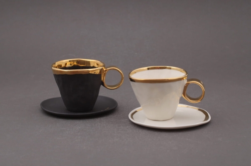 Zestaw czarno-biały espresso Magdalena Konior 