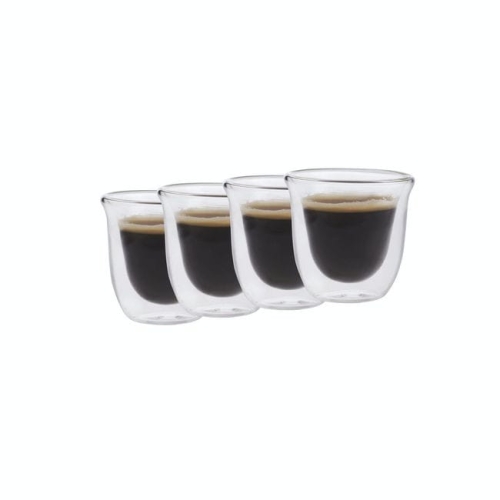 Zestaw 4 Filiżanek Espresso La Cafetière z Podwójnymi Ściankami