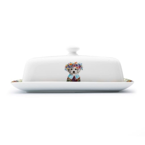 Mikasa Tipperleyhill, Porcelanowy Pojemnik na Masło Szczeniak – 200 g