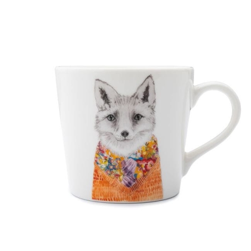 Zwierzęta Lis Kubek Porcelanowy 380 ml